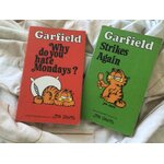การ์ตูนรวมเล่มขาวดำสามช่องจบ Garfield 2เล่ม ราคา 160