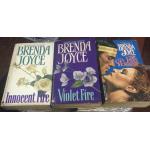 Innocent fire,Violet fire,the fires of paradise by Brenda Joyce ราคา 150