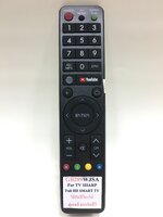 รีโมทสมาร์ททีวี ชาร์ป Sharp รุ่น GB289WJSA [ใช้กับ Smart TV Sharp ที่มีปุ่มเหมือนกับตัวนี้]