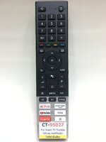 รีโมททีวี โตชิบ้าToshiba รุ่น CT-95027 [ใช้กับ Toshiba Smart TV ได้ทุกรุ่น]