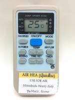 รีโมทแอร์ Mitsubishi รุ่น Heavy