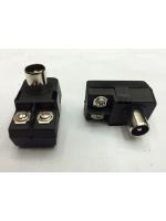 หัวต่อช่องเสาอากาศทีวีกับเสาหนวดกุ้ง