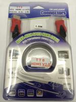 TTB สาย HDMI ต่อภาพเสียงเข้าทีวี ยาว 1.5 เมตร (สายหุ้ม2ชั้น)