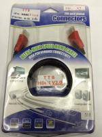 TTB สาย HDMI ต่อภาพเสียงเข้าทีวี ยาว 5 เมตร (สายหุ้ม2ชั้น)