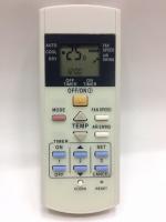 รีโมทแอร์ Panasonic รุ่นสั้น1ปุ่มบนเหลืองแดง (2จุด)