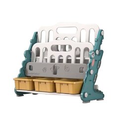 ชั้นวางหนังสือจระเข้น้อย ชั้นวางหนังสือเด็กรูปจระเข้สีเขียว