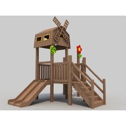 เครื่องเล่นสนาม ชุด บ้านไม้หรรษา