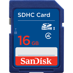 เมมโมรี่การ์ด SANDISK SD CARD C4 ความจุ 16GB