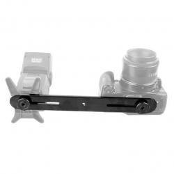 Double Flash Bracket ฐานสำหรับใส่แฟลช ไฟLED พร้อมกันได้ 2 ตัว