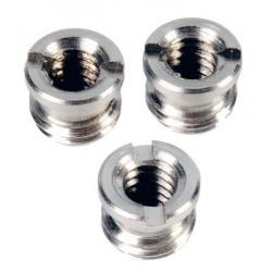 อแดปเตอร์แปลงสกรู 1/4"เป็น 3/8" สำหรับแปลงใส่หัวบอล ขาตั้ง(ราคาต่อชิ้น)