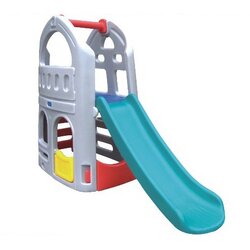 บ้านกระดานลื่น 2 ชั้น บ้านน้อยพร้อมสไลเดอร์ บ้านของเล่นเด็ก