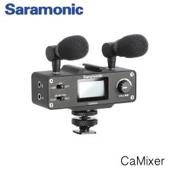 Saramonic CaMixer Microphone Kit with Dual Stereo Condenser Mics, Digital Mixer & XLR/Mini-XLR Input