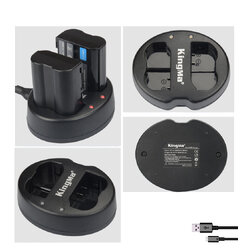 แท่นชาร์จแบต2ก้อน ยี่ห้อkingma สำหรับแบตเตอรี่ Nikon EN-EL15