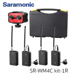 Saramonic Wireless VHF Lavalier Microphone Bundle with 2 Bodypack Transmitters, 2 Receivers, and 2-Ch Mixer for DSLR Cameras, Camcorders + More - 200'