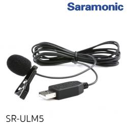 Saramonic SR-ULM5 USB Lavalier Clip-on Computer Microphone for PC & Mac Book