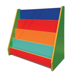 ชั้นวางหนังสือไม้หลากสี ชั้นวางหนังสื่อเด็ก
