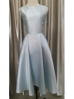 (PRE-LOVED) ราตรีสั้นสีฟ้าเเขนกุด (M)