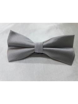 หูกระต่ายผู้ชายสีเทาสว่างผ้าลาย