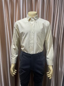 เสื้อเชิตแขนยาวสีเหลือง 3XL (AU)