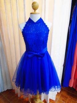 ราตรีสั้นสีน้ำเงิน(S)