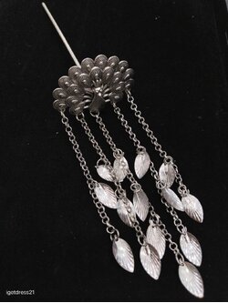 ปิ่นปักผมรูปนกยูง