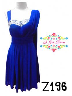 ราตรีสั้นสีน้ำเงิน(ฟรีไซส์)