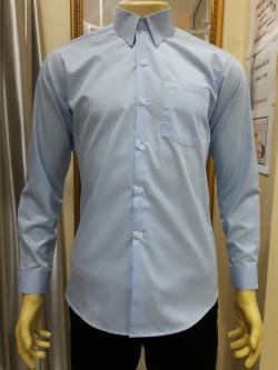 เสื่้อเชิ๊ตสีฟ้าอ่อนริ้ว(M)
