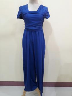 ชุดราตรียาวจั๊มสูทกางเกงสีน้ำเงิน รุ่นinfinity