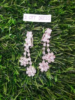 ต่างหูหรูหรา(เเบบหนีบ)