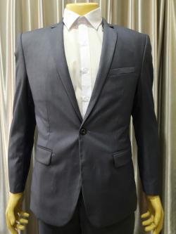 เสื้อสูทผู้ชายสีเทา (Size:3XL)