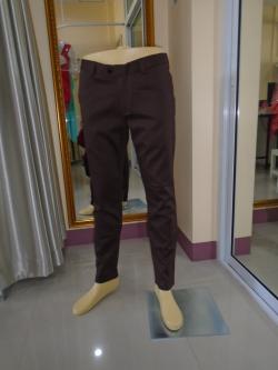 กางเกงขาวยาวสีน้ำตาล 36