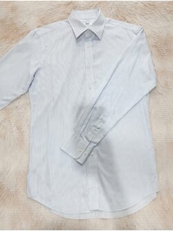 เสื้อเชิ้ตแขนยาวสีฟ้า (S)