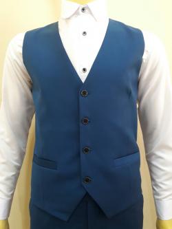 เสื้อกั๊กสีน้ำเงิน (Size : L)