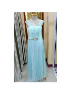 ราตรียาวเขียวมื้น สม๊อคหลัง(ฟรีไซส์)