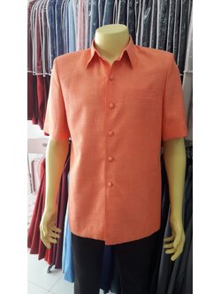 เสื้อซาฟารีชายสีส้ม (L)
