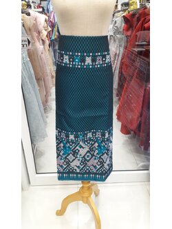 ผ้าถุงสีเขียว