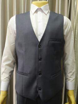 เสื้อกั๊กผู้ชายสีเทา (Size:3XL)