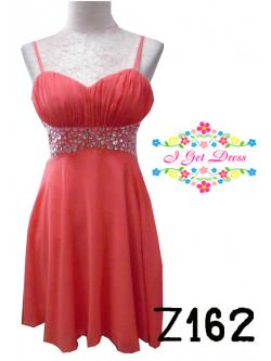 ราตรีสั้นสีส้ม(ฟรีไซส์)