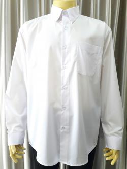 เสื้อเชิ๊ดเเขนยาวสีขาว(M)