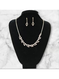 เซ็ทสร้อยเพชร ต่างหู