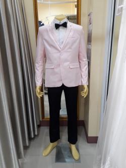 เสื้อสูทผู้ชายสีชมพู (2XL)