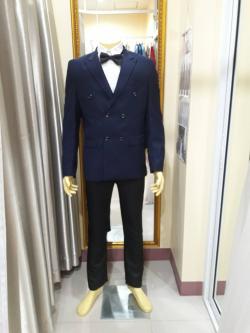 สูทสีกรม6กระดุม (2XL)