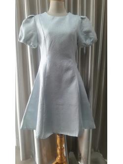 (PRE-LOVED) ชุดราตรีสั้นสีฟ้า(M)