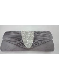 กระเป๋าครัชสีเทา