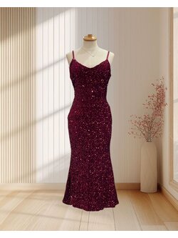 เดรสสั้นสีแดง งานปักเลื่อม สายเดี่ยว เซ็กซี่ซู่ซ่า ไซส์ M