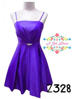 ราตรีสั้นสีม่วง(ฟรีไซส์)