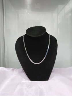 สร้อยคอเงินเรียบ