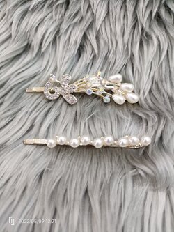 กิ๊บเงินมุกคู่ นกยูงเล็ก