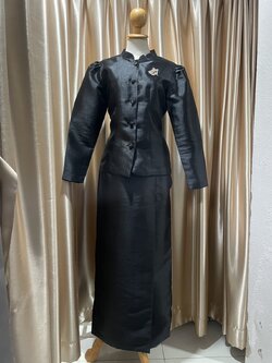 ชุดไทยจิตรลดาสีดำ(XL)