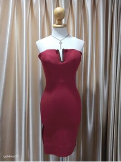 (PRE-LOVED) สั้นแดงเซกซี่ S มือ2